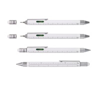 Multitasking ballpoint pen TROIKA Construction, white