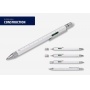 Multitasking ballpoint pen TROIKA Construction, white