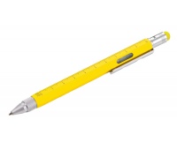 Multitasking ballpoint pen TROIKA Construction, yellow