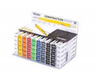 Counter display multitasking ballpoint pen TROIKA Construction, 50 pcs.