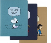 Zestaw 3 zeszytów MOLESKINE Peanuts Bundle 2025, XL, 19x25cm, w linie, edycja limitowana