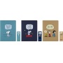 Set of 3 notebooks MOLESKINE Peanuts Bundle 2025, XL, 19x25cm, ruled, limited edition