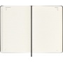 Kalendarz dzienny MOLESKINE 2025/26, 18M, L, twarda oprawa, 13x21cm, czarny, Kalendarze, Zeszyty i bloki