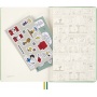 Kalendarz dzienny MOLESKINE 2026, 12M, L, twarda oprawa, 13x21cm, Peanuts Charlie&Snoopy, Kalendarze, Zeszyty i bloki