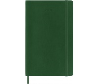 Kalendarz dzienny MOLESKINE 2026, 12M, L, miękka oprawa, 13x21cm, myrtle green