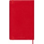 Kalendarz dzienny MOLESKINE 2026, 12M, L, miękka oprawa, 13x21cm, scarlet red, Kalendarze, Zeszyty i bloki