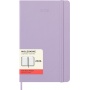 Kalendarz dzienny MOLESKINE 2026, 12M, L, twarda oprawa, 13x21cm, pastel lilac, Kalendarze, Zeszyty i bloki