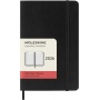 Kalendarz dzienny MOLESKINE 2026, 12M, P, miękka oprawa, 9x14cm, czarny, Kalendarze, Zeszyty i bloki