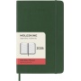 Kalendarz dzienny MOLESKINE 2026, 12M, P, miękka oprawa, 9x14cm, myrtle green, Kalendarze, Zeszyty i bloki