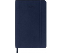 Daily planner MOLESKINE 2026, 12M, P, soft cover, 9x14cm, sapphire blue