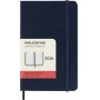 Kalendarz dzienny MOLESKINE 2026, 12M, P, twarda oprawa, 9x14cm, sapphire blue, Kalendarze, Zeszyty i bloki