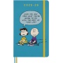 Kalendarz tygodniowy MOLESKINE 2025/26,18M, L, twarda oprawa, 13x21cm, edycja limitowana, Peanuts Charlie&Lucy, Kalendarze, Zeszyty i bloki