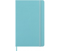 Kalendarz tygodniowy MOLESKINE 2025/26, 18M, L, twarda oprawa, 13x21cm, aquamarine