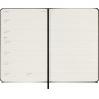 Kalendarz tygodniowy MOLESKINE 2025/26, 18M, P, twarda oprawa, 9x14cm, czarny, Kalendarze, Zeszyty i bloki
