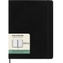 Kalendarz tygodniowy MOLESKINE 2025/26, 18M, XL, miękka oprawa, 19x25cm, czarny, Kalendarze, Zeszyty i bloki