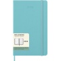 Kalendarz tygodniowy MOLESKINE 2026, 12M, L, twarda oprawa, 13x21cm, aquamarine, Kalendarze, Zeszyty i bloki