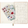 Kalendarz tygodniowy MOLESKINE 2026, 12M, L, twarda oprawa, 13x21cm, Peanuts Snoopy, Kalendarze, Zeszyty i bloki