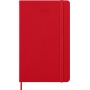 Kalendarz tygodniowy MOLESKINE 2026, 12M, L, twarda oprawa, 13x21cm, scarlet red, Kalendarze, Zeszyty i bloki
