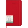 Kalendarz tygodniowy MOLESKINE 2026, 12M, L, twarda oprawa, 13x21cm, scarlet red, Kalendarze, Zeszyty i bloki