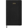 Kalendarz tygodniowy MOLESKINE 2026, 12M, L, synt. skóra węża, 13x21cm, edycja limitowana, w pudełku, czarny, Kalendarze, Zeszyty i bloki