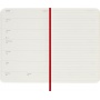 Kalendarz tygodniowy MOLESKINE 2026, 12M, P, miękka oprawa, 9x14cm, scarlet red, Kalendarze, Zeszyty i bloki
