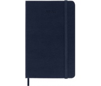 Kalendarz tygodniowy MOLESKINE 2026, 12M, P, twarda oprawa, 9x14cm, sapphire blue