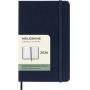 Kalendarz tygodniowy MOLESKINE 2026, 12M, P, twarda oprawa, 9x14cm, sapphire blue, Kalendarze, Zeszyty i bloki