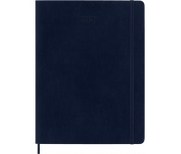 Kalendarz tygodniowy MOLESKINE 2026, 12M, XL, miękka oprawa, 19x25cm, sapphire blue