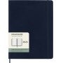 Kalendarz tygodniowy MOLESKINE 2026, 12M, XL, miękka oprawa, 19x25cm, sapphire blue, Kalendarze, Zeszyty i bloki
