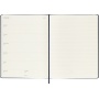 Kalendarz tygodniowy MOLESKINE 2026, 12M, XL, twarda oprawa, 19x25cm, sapphire blue, Kalendarze, Zeszyty i bloki