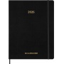 Kalendarz tygodniowy vertykalny MOLESKINE 2026, 15M, XXL, miękka oprawa, 23,5x28cm, czarny, Kalendarze, Zeszyty i bloki