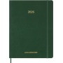 Kalendarz tygodniowy vertykalny MOLESKINE 2026, 15M, XXL, miękka oprawa, 23,5x28cm, myrtle green, Kalendarze, Zeszyty i bloki