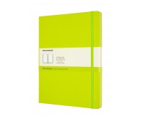 Notes MOLESKINE Classic, XL, 19x25cm, gładki, twarda oprawa, 192 strony, lemon green