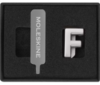 Pin MOLESKINE F, silver
