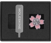 Pin MOLESKINE Sakura Pin Crystal Flower 2025, pink