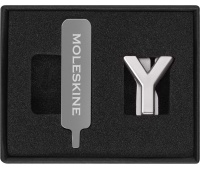 Przypinka MOLESKINE Y, srebrna