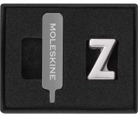 Przypinka MOLESKINE Z, srebrna