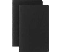 Zestaw 2 zeszyt&oacute;w MOLESKINE Smart Cahier, P, 9x14cm, w linie, czarny