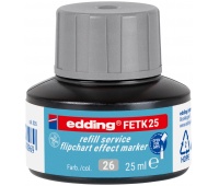 Refill service flipchart marker e-FETK 25 EDDING, silver-grey