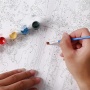 Paint by numbers BRUSHME, round, dia. 40 cm, Earth, 1 pc