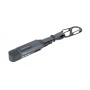 Keyring TROIKA Speedy to go, with USB-C charging cable, black