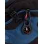 Keyring TROIKA Wegweiser, compass, with carabiner, black