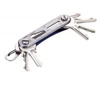 Keyring TROIKA Clever Key, for 6 keys, 6 functions, blue