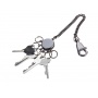Keyring TROIKA Patent Chain, with chain, for 6 keys, chrome-plated
