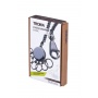 Keyring TROIKA Patent Chain, with chain, for 6 keys, chrome-plated