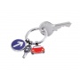 Keyring TROIKA On The Road, 3 charms, enamelled metal