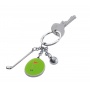 Keyring TROIKA Hole In One, 3 charms, enamelled metal
