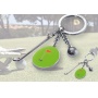 Keyring TROIKA Hole In One, 3 charms, enamelled metal