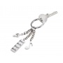 Keyring TROIKA 5 Sinfonie, 3 charms, metal