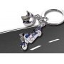 Keyring TROIKA Key Cruising, enamelled metal, blue